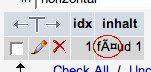Double transformation seen with phpMyAdmin